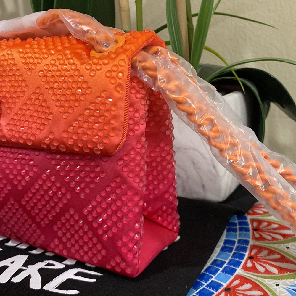 (7)
Mini Kensington Embellished Fabric Convertible Crossbody Bag - Picture 7 of 13